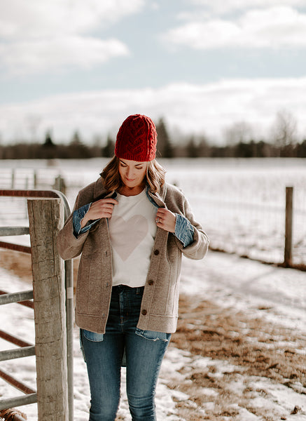 Cable Knit Kisses
