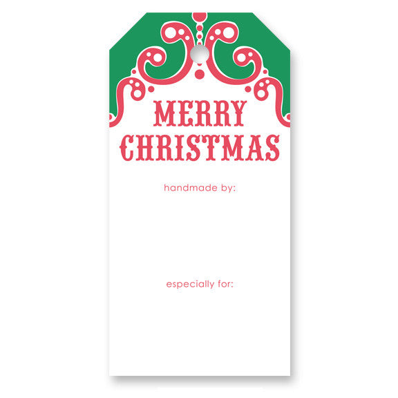 Merry Christmas, Gift Tag – Knitterella