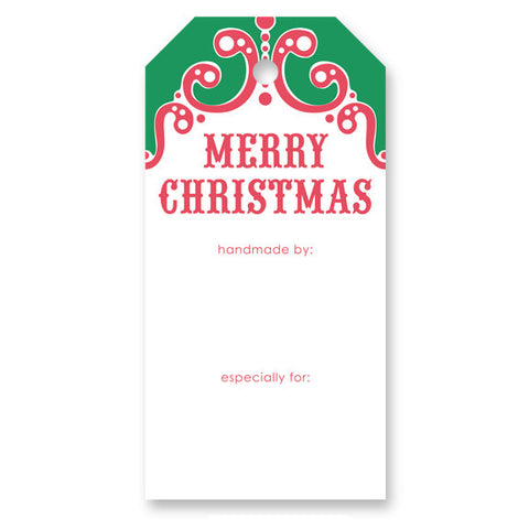 "Merry Christmas", Gift Tag